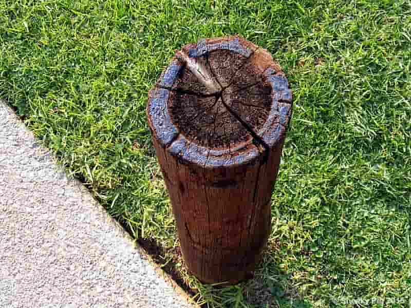 Wooden Split Pole