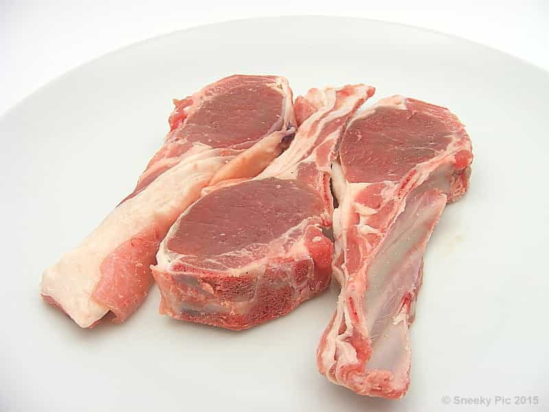 Raw Lamb Chops